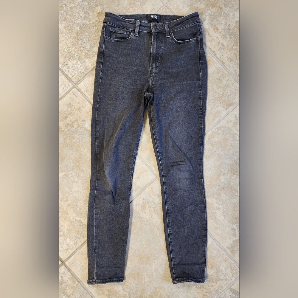 PAIGE Women's Dark Gray Denim